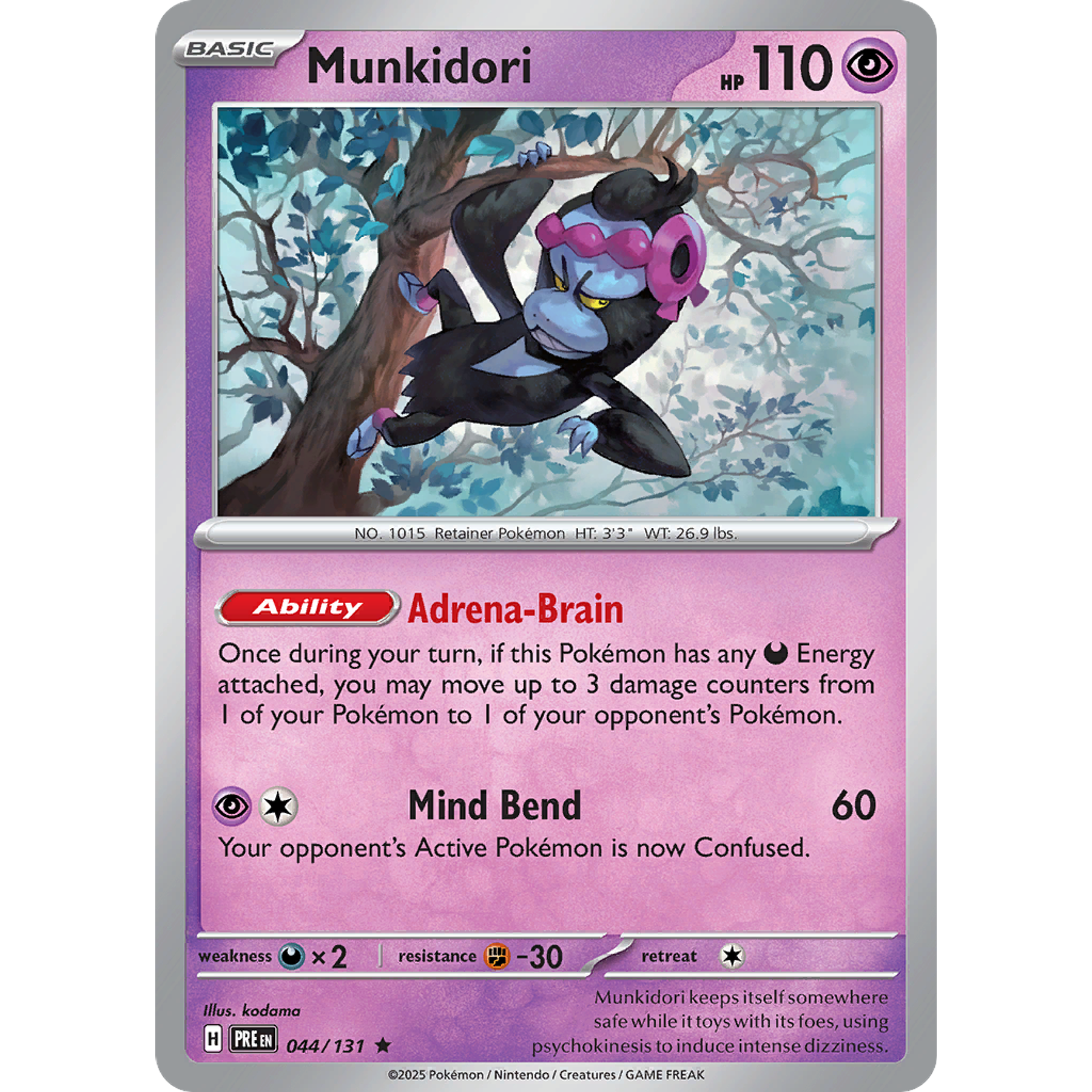 Munkidori 044/131 Rare Holo - Español