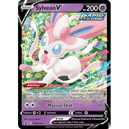 Sylveon V - SWSH202 - Promo Inglés