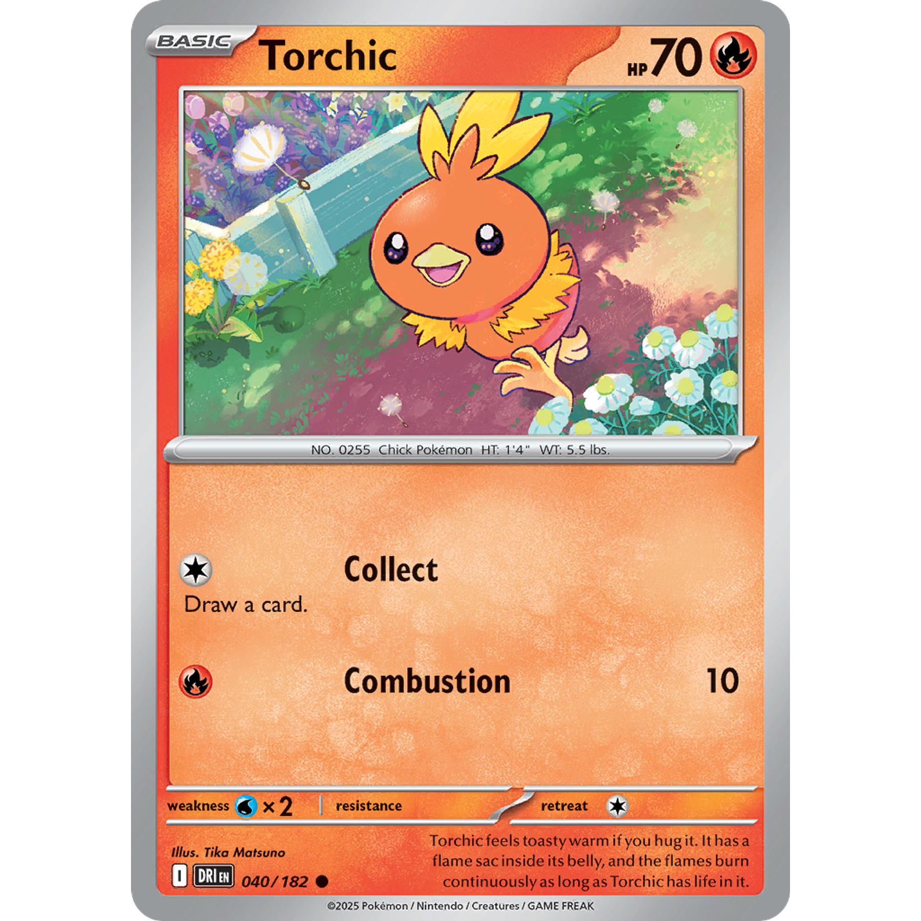 Torchic - 040/182 Common Reverse Holo   Inglés