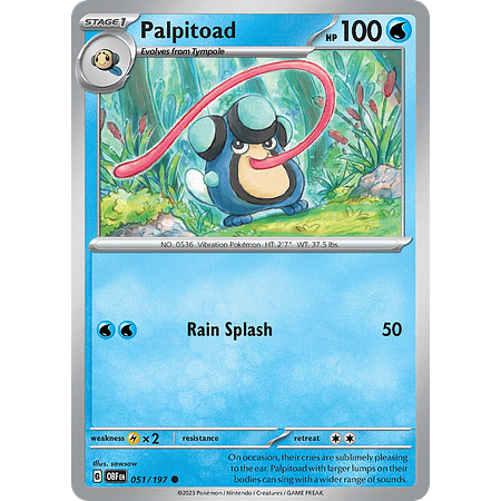 Palpitoad– 051/197 – Common– Inglés
