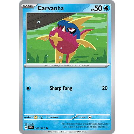 Carvanha– 046/197 – Common– Inglés