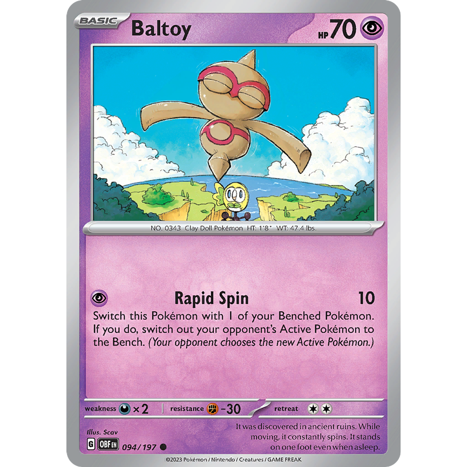 Baltoy– 094/197 – Common– Inglés