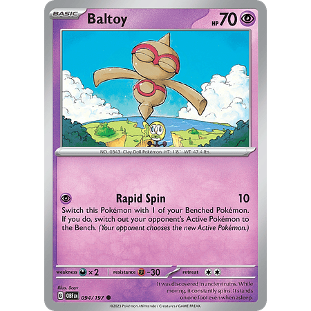 Baltoy– 094/197 – Common– Inglés