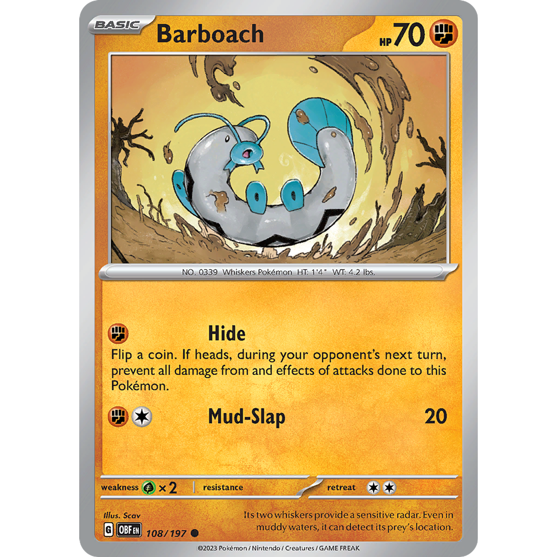 Barboach– 108/197 – Common– Inglés