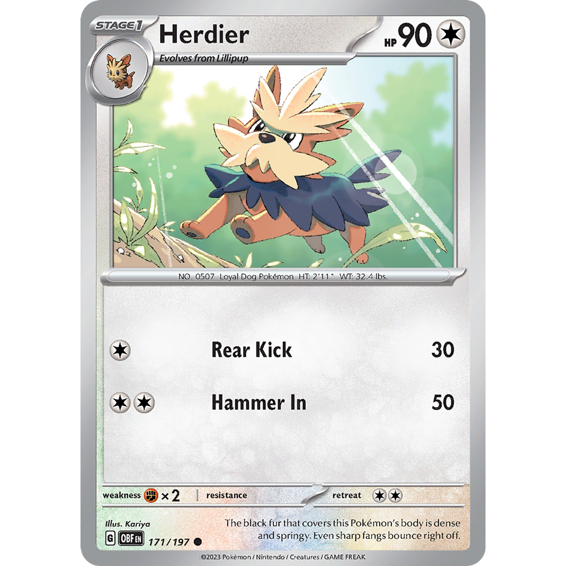 Herdier– 171/197 – Common– Inglés