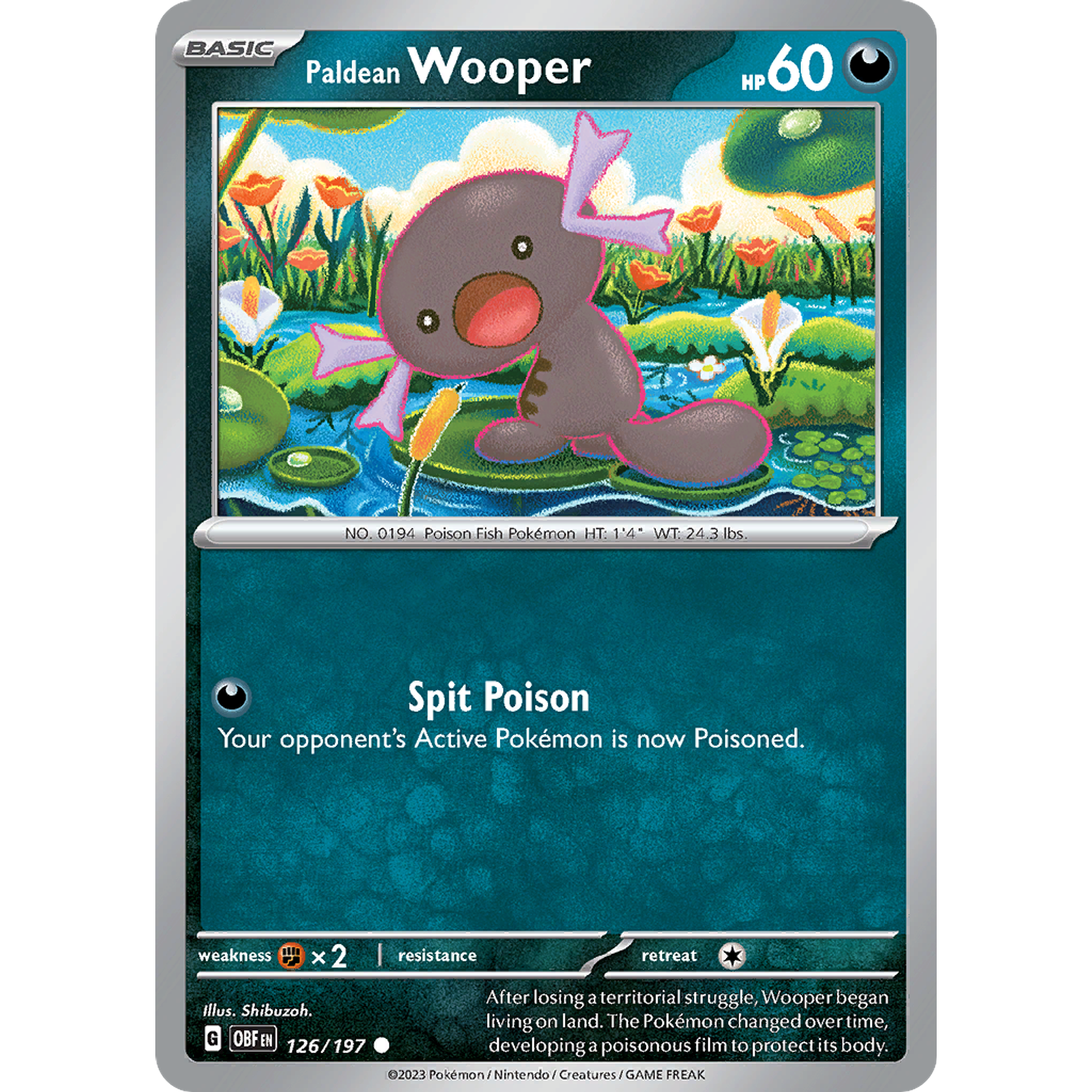 Wooper– 126/197 – Common– Inglés