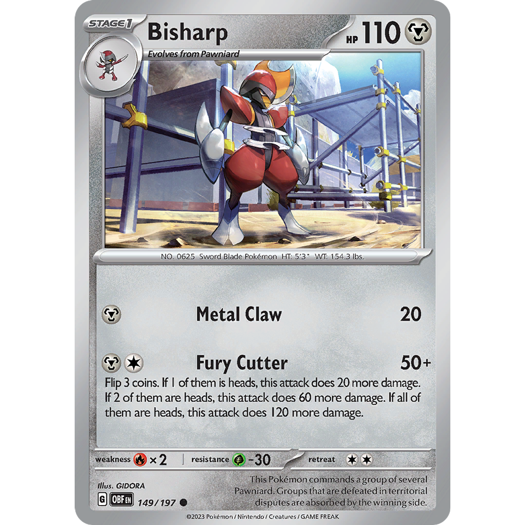 Bisharp– 149/197 – Common– Inglés