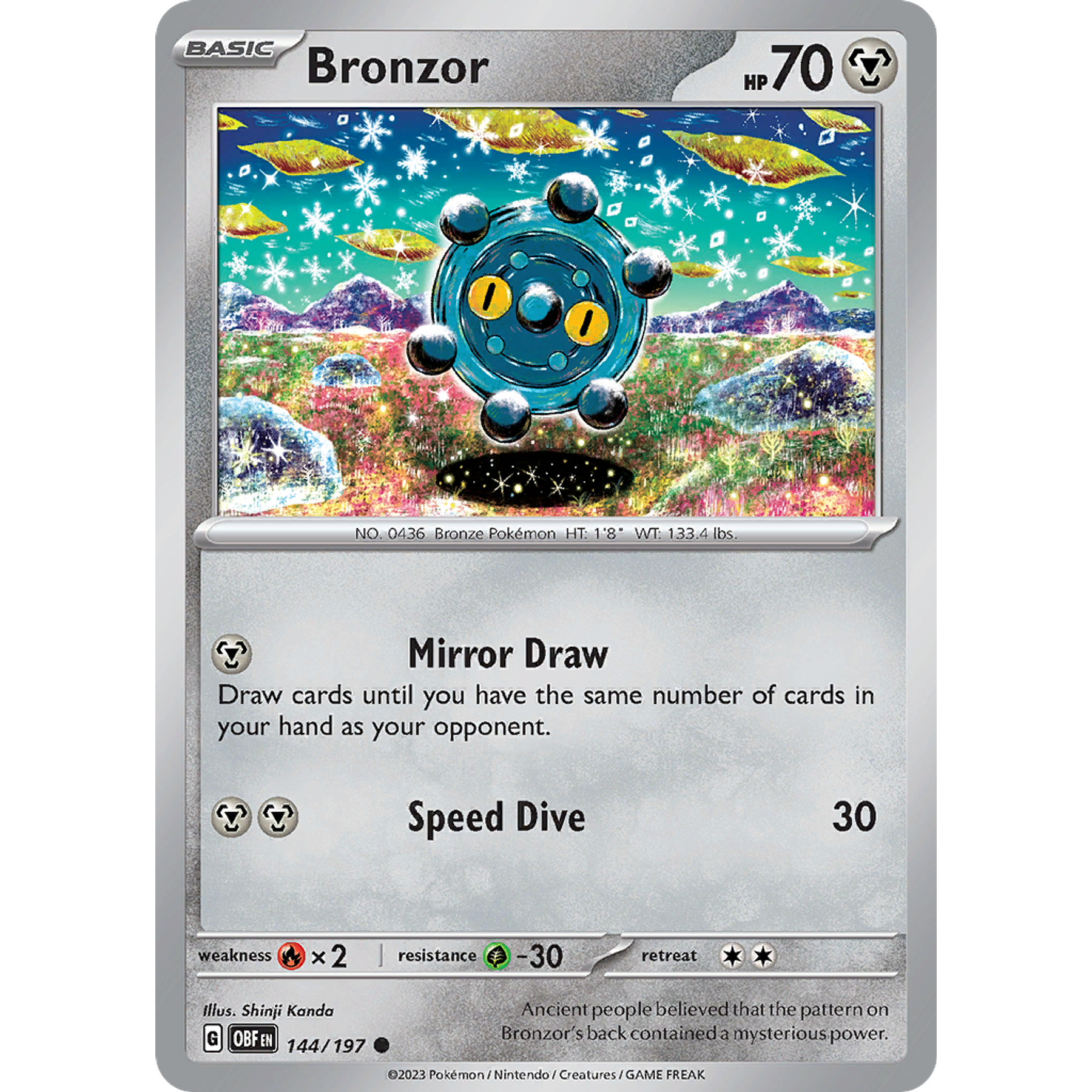 Bronzor– 144/197 – Common– Inglés