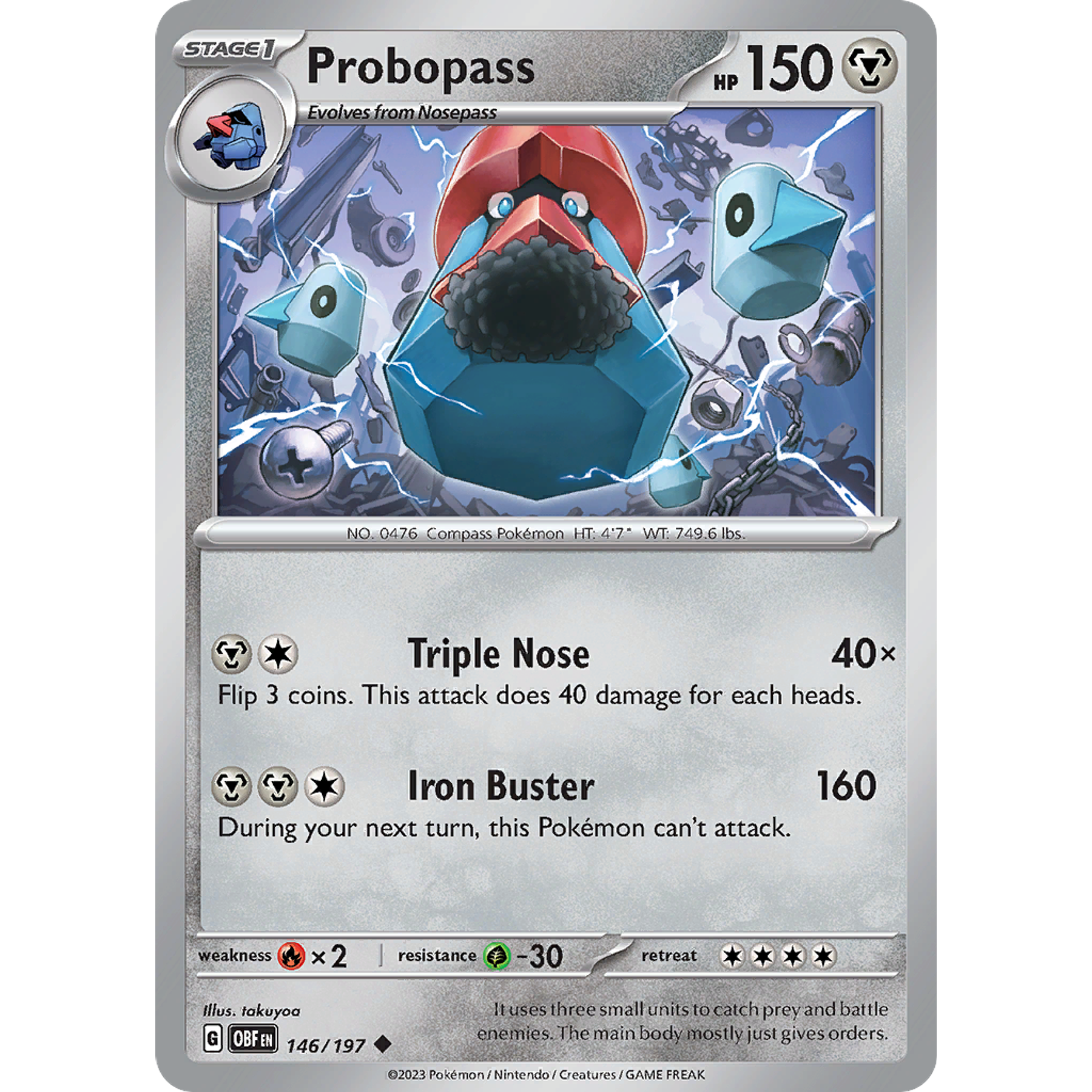 Probopass– 146/197 – Uncommon– Inglés