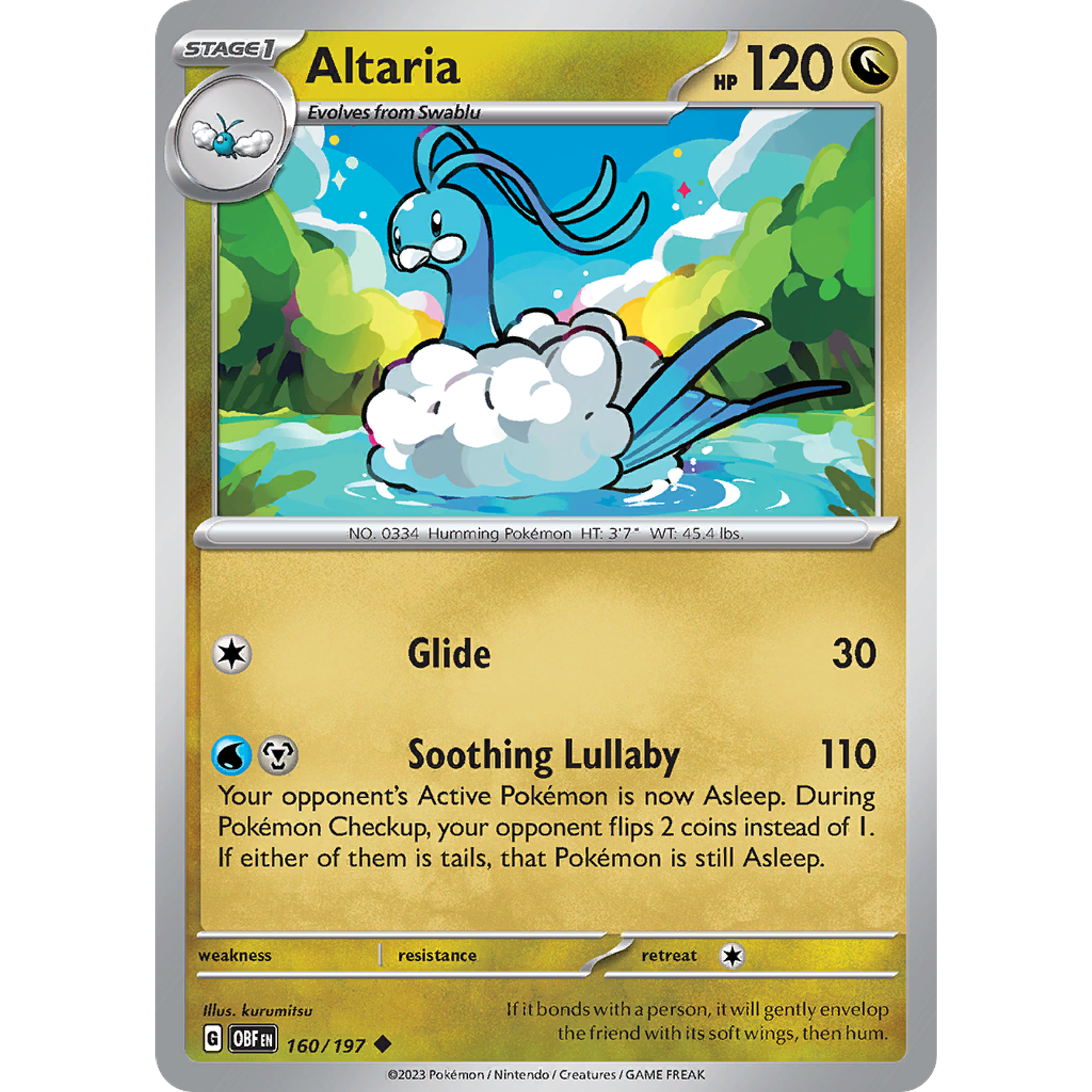 Altaria– 160197 – Uncommon– Inglés