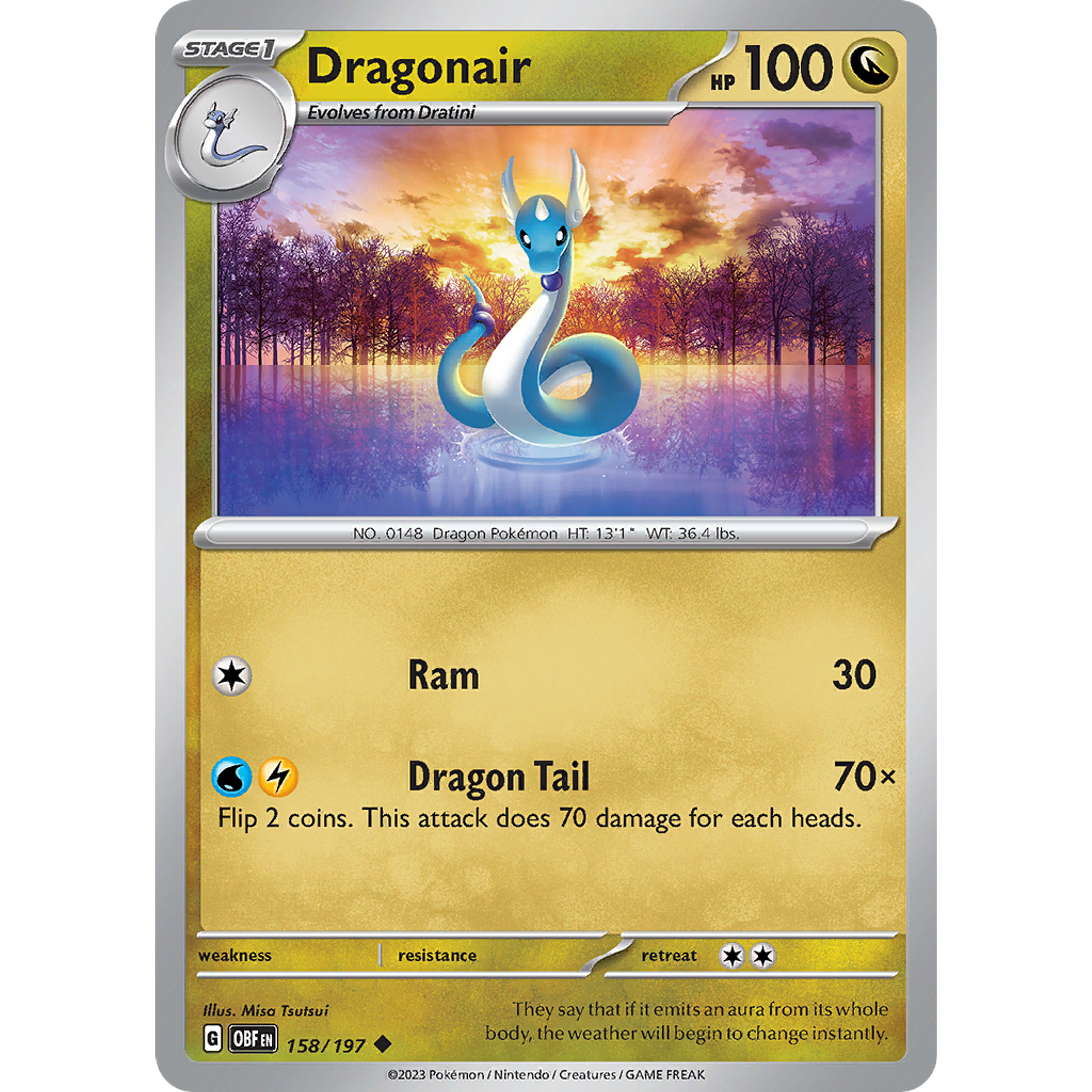 Dragonair– 158/197 – Uncommon– Inglés