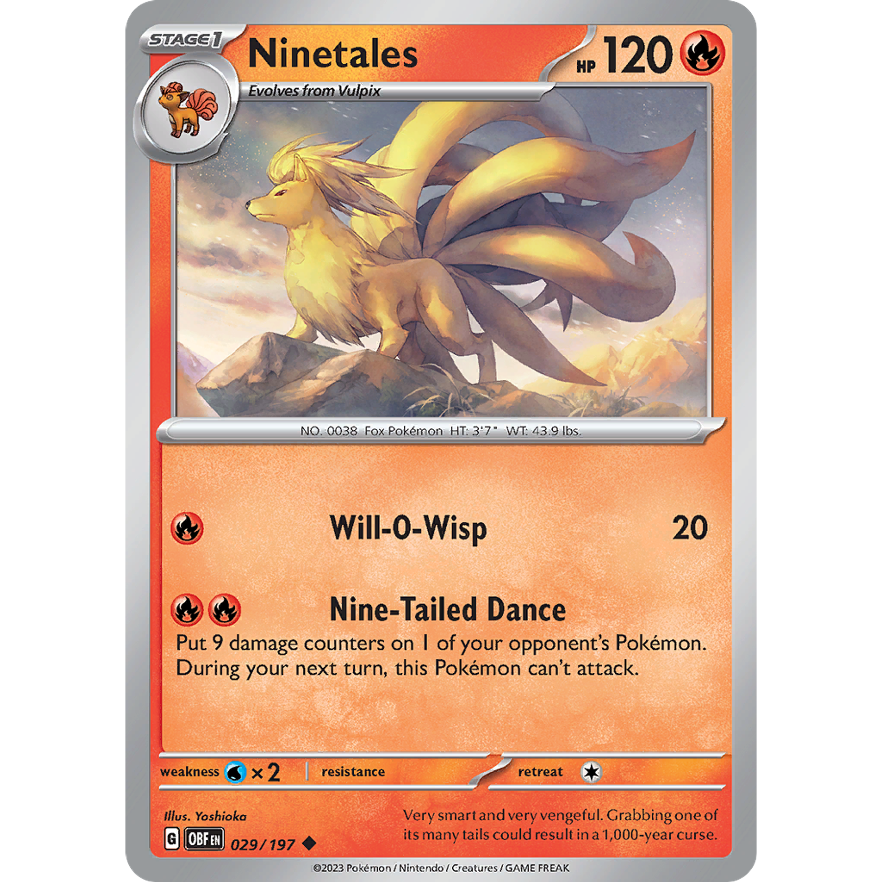 Ninetales– 029/197 – Uncommon – Inglés
