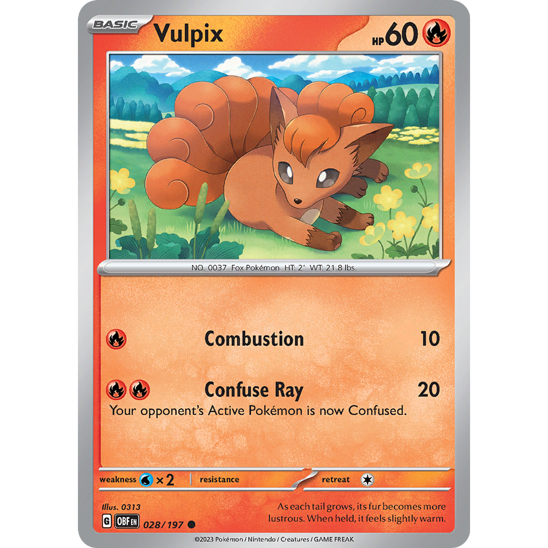 Vulpix– 028/197 – Common – Inglés