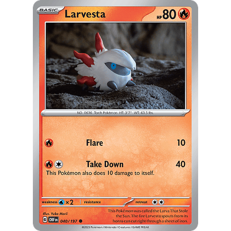Larvesta– 040/197 – Common– Inglés