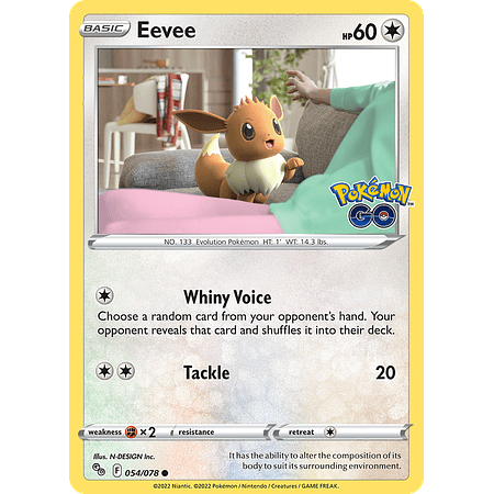Eevee - 054/078 - Common- Inglés