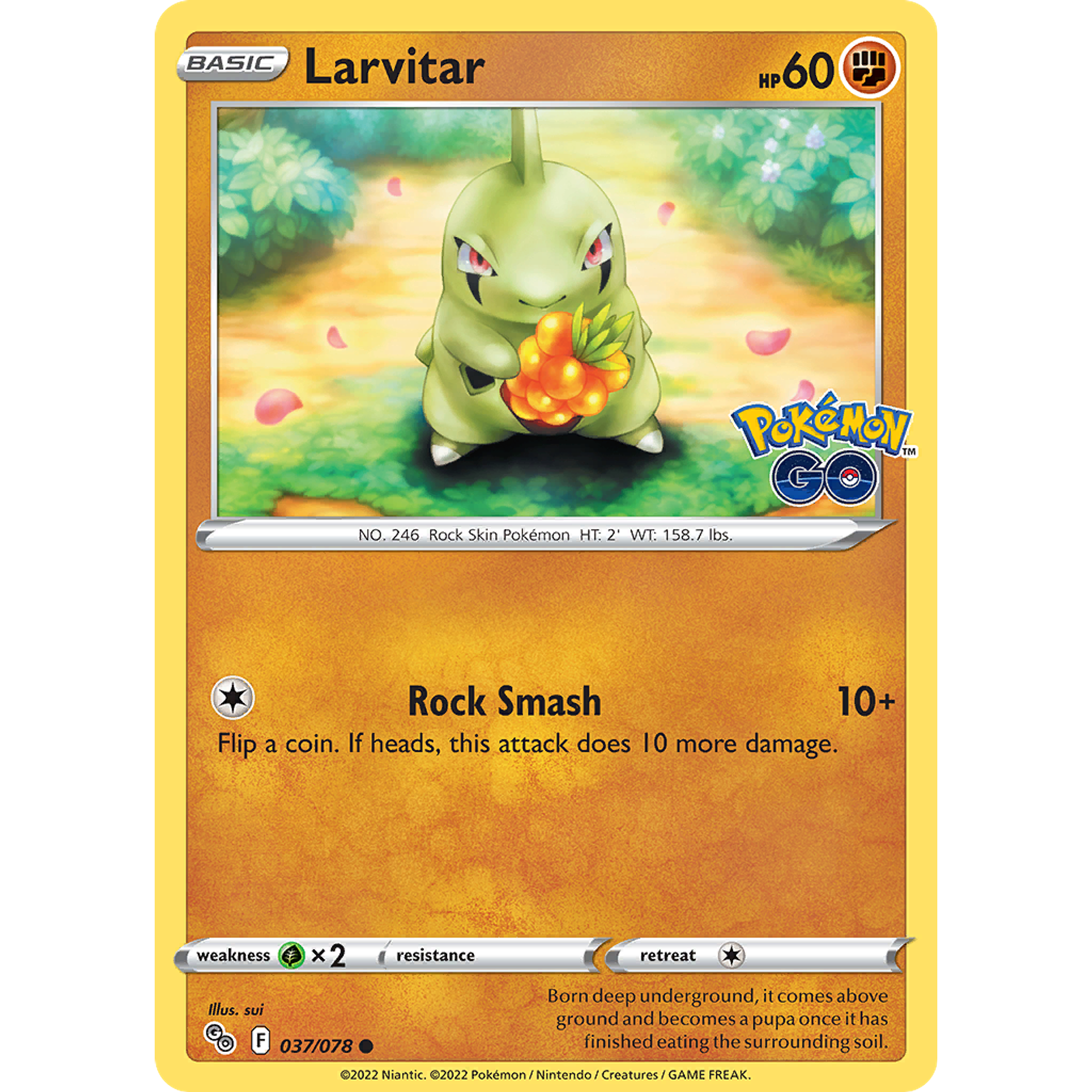 Larvitar - 037/078 - Common- Inglés