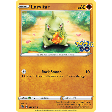 Larvitar - 037/078 - Common- Inglés