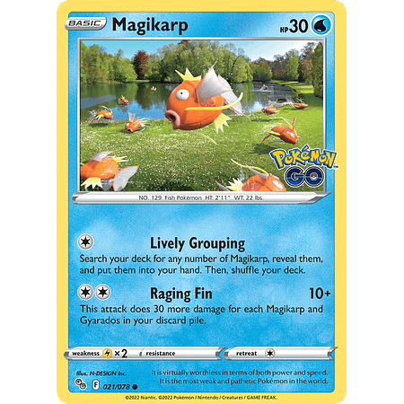 Magikarp - 021/078 - Common Español