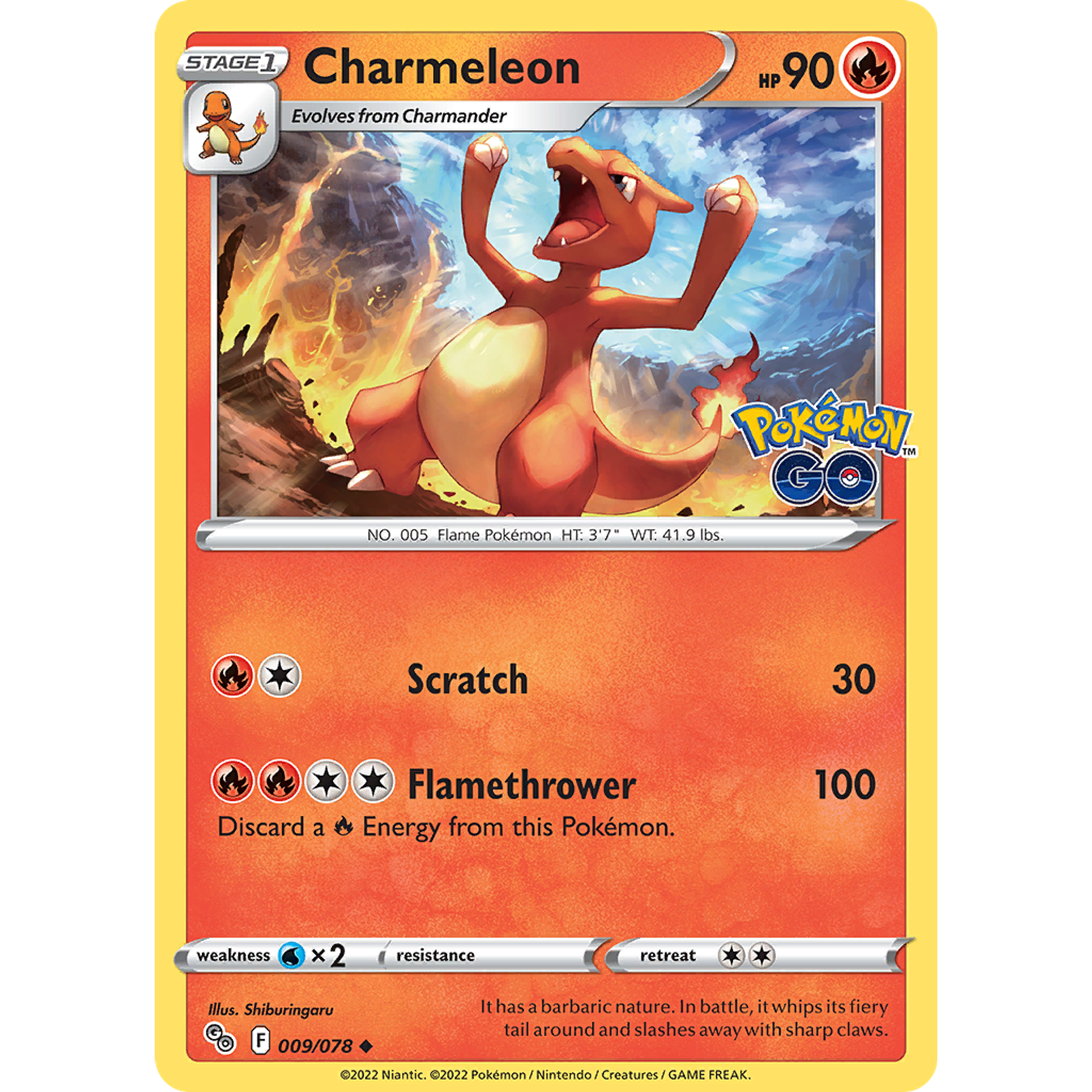 Charmeleon - 009/078 - Uncommon Español