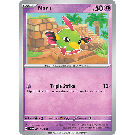 Natu - 071/182 - Common Reverse Holo Inglés