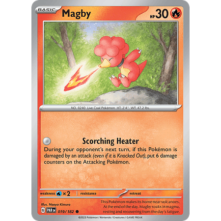 Magby - 019/182 - Common Reverse Holo Español