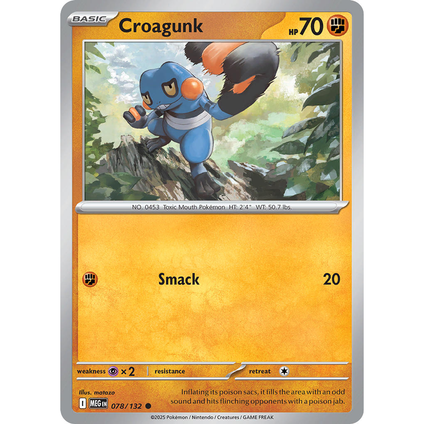 Croagunk 078/132 Common Reverse Holo Ingles