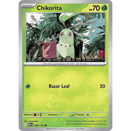 Chikorita 008/132 Common Español
