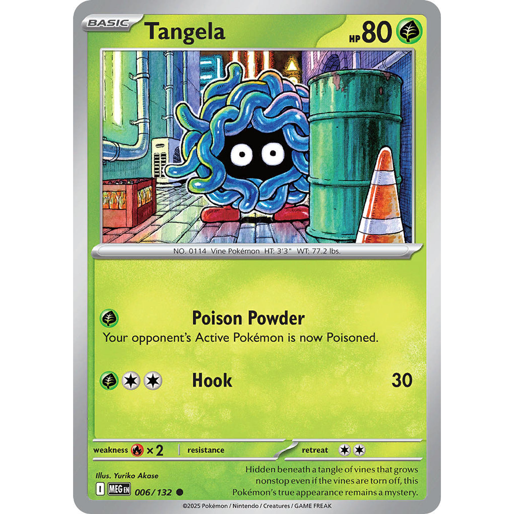 Tangela 006/132 Common Reverse Holo  Ingles