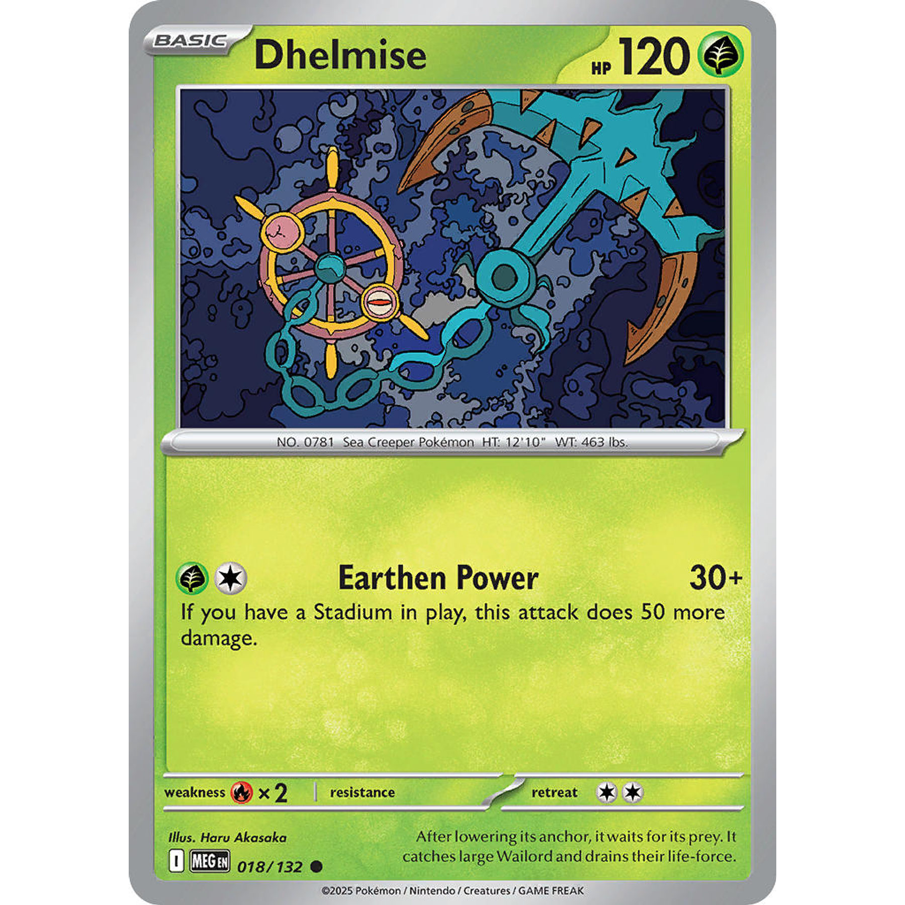 Dhelmise  018/132 Common Ingles