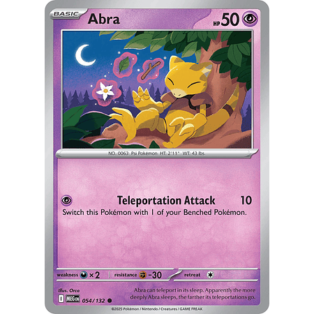 Abra 054/132 Common  Ingles