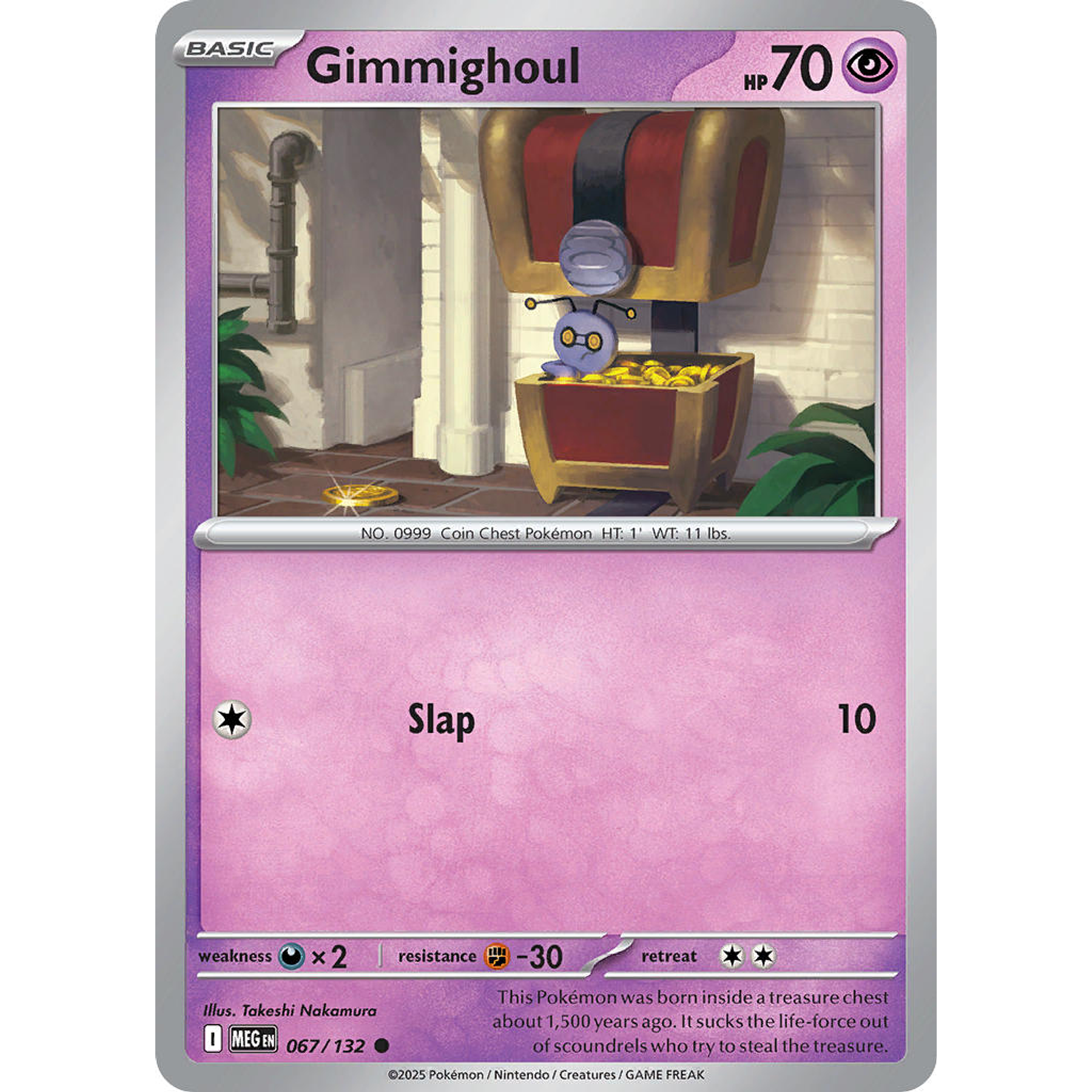 Gimmighoul 067/132 Common Reverse Holo  Ingles