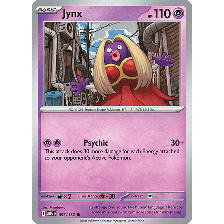 Jynx 057/132 Common  Ingles