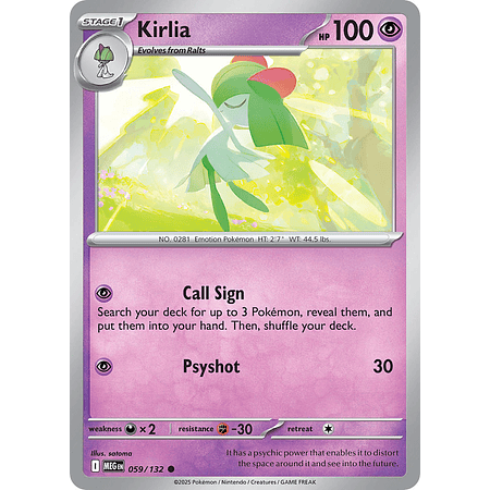 Kirlia 059/132 Common  Ingles