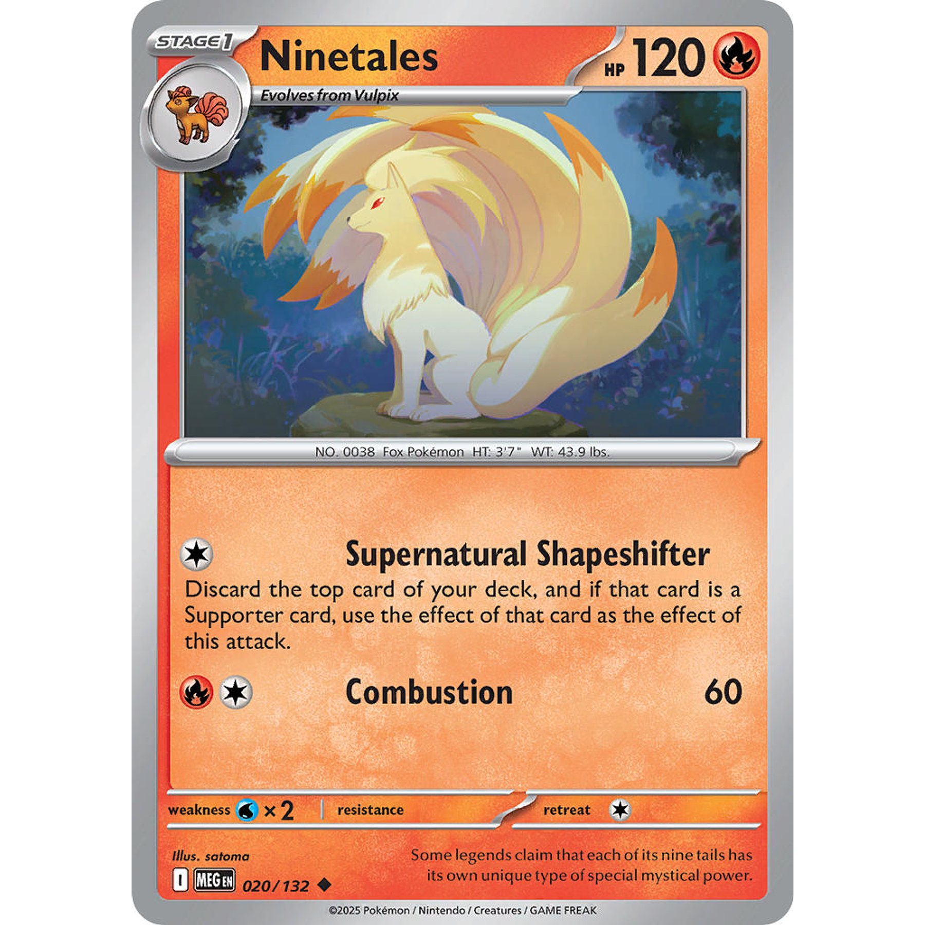 Ninetales 023/132 Uncommon  Inglés