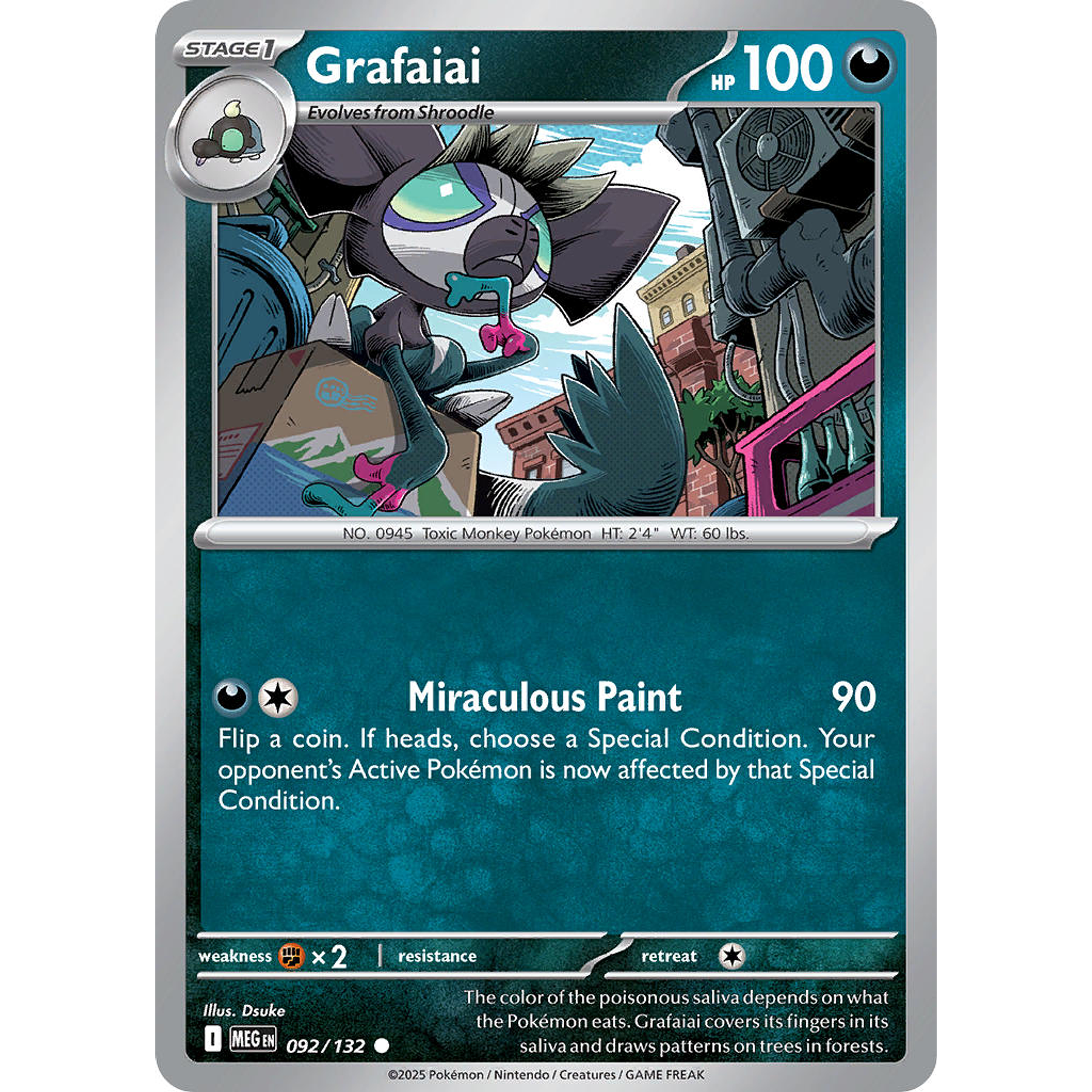 Grafaiai 092/132 Common Reverse Holo Inglés