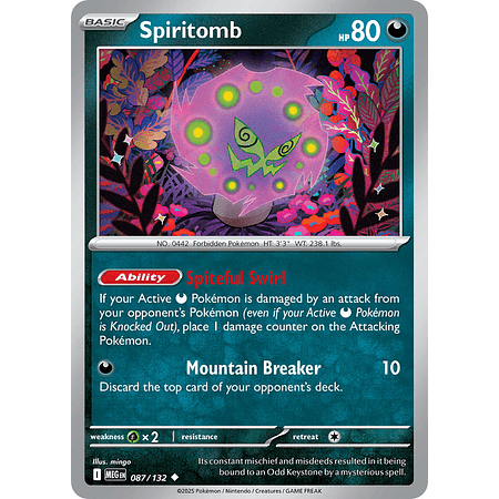 Spiritomb 087/132 Uncommon Inglés
