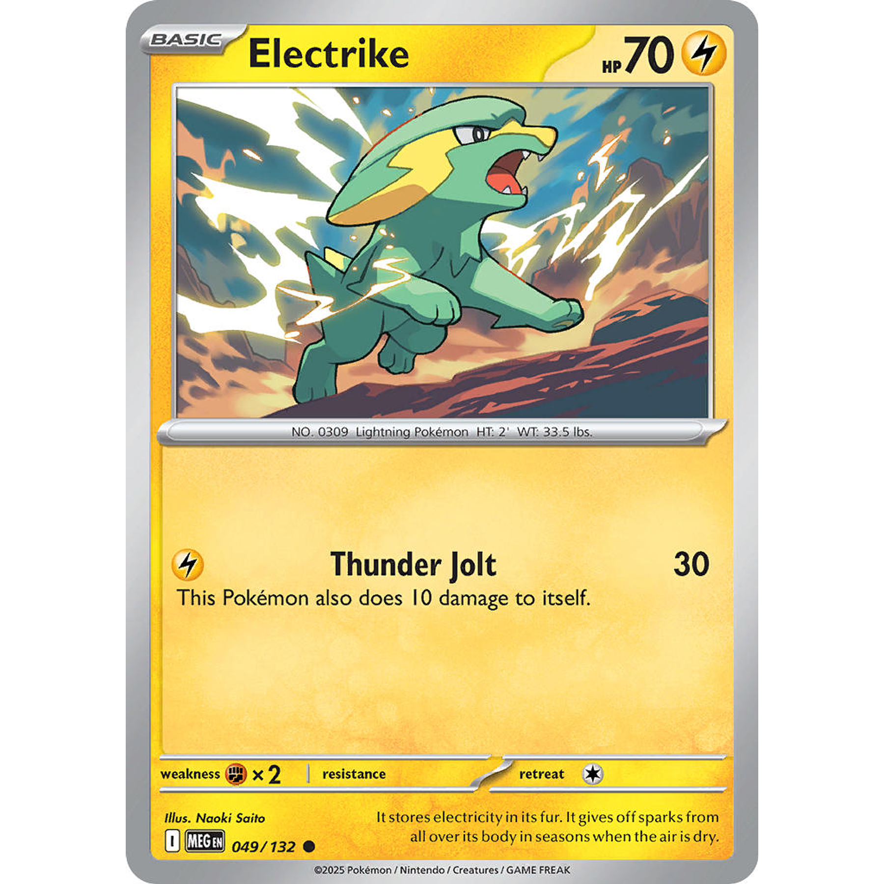 Electrike 049/132 Common Reverse Holo Español