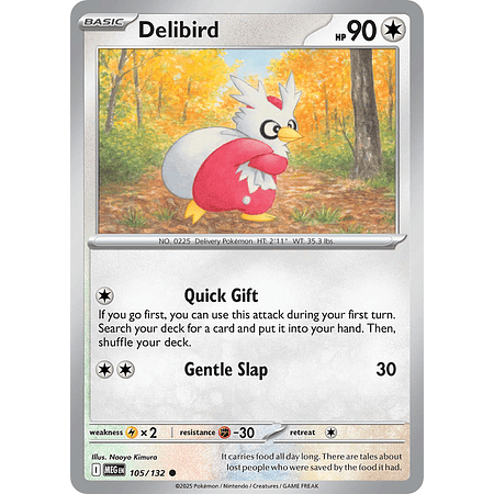 Delibird 105/132 Common  Ingles