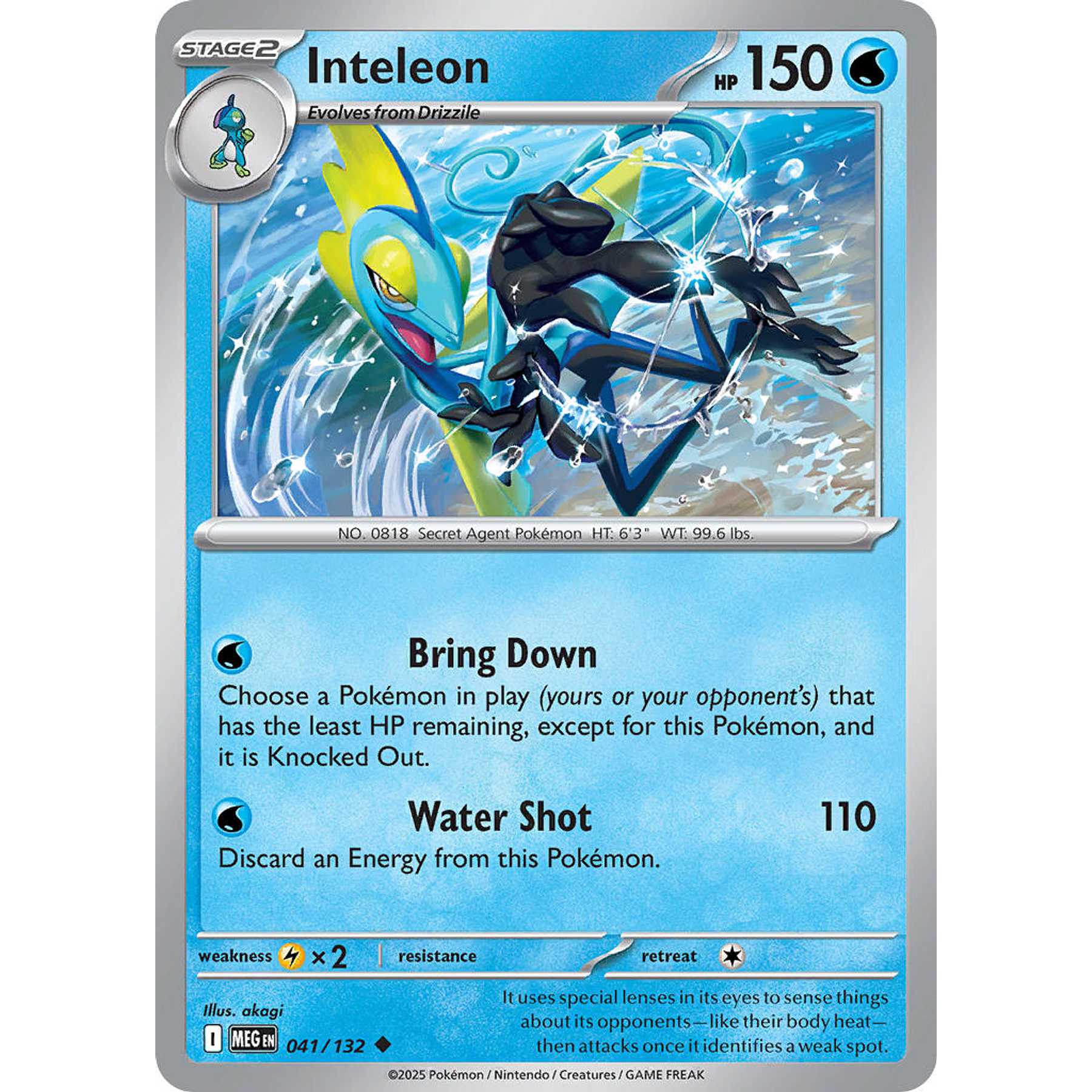 Inteleon 041/132 Uncommon Inglés