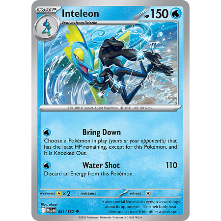 Inteleon 041/132 Uncommon Inglés