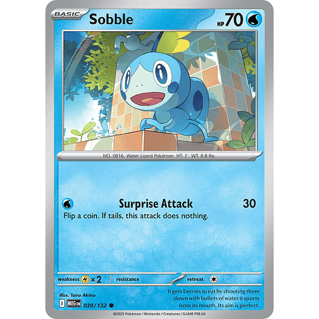 Sobble 039/132 Common Ingles