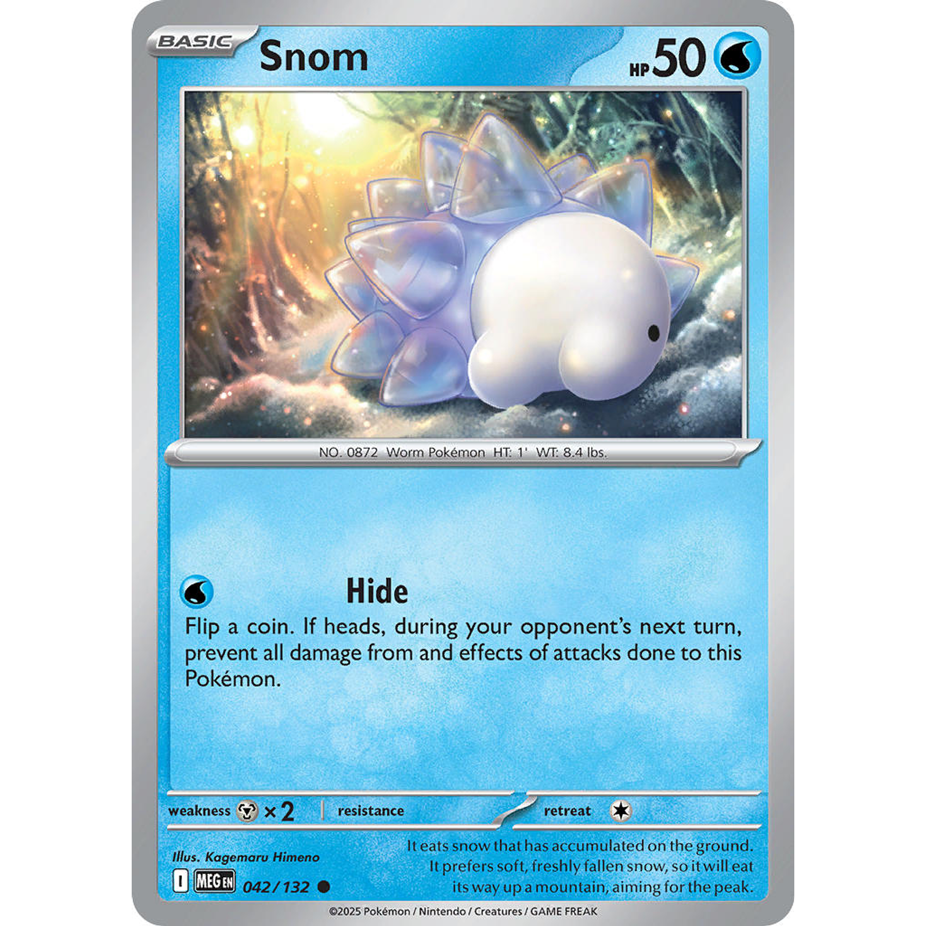 Snom 042/132 Common Reverse Holo Ingles
