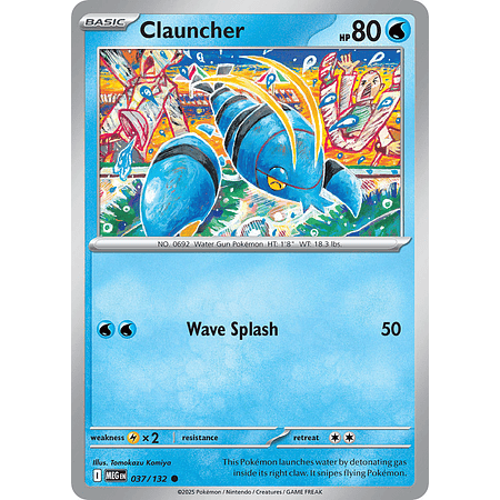 Clauncher 037/132 Common Reverse  Holo Ingles