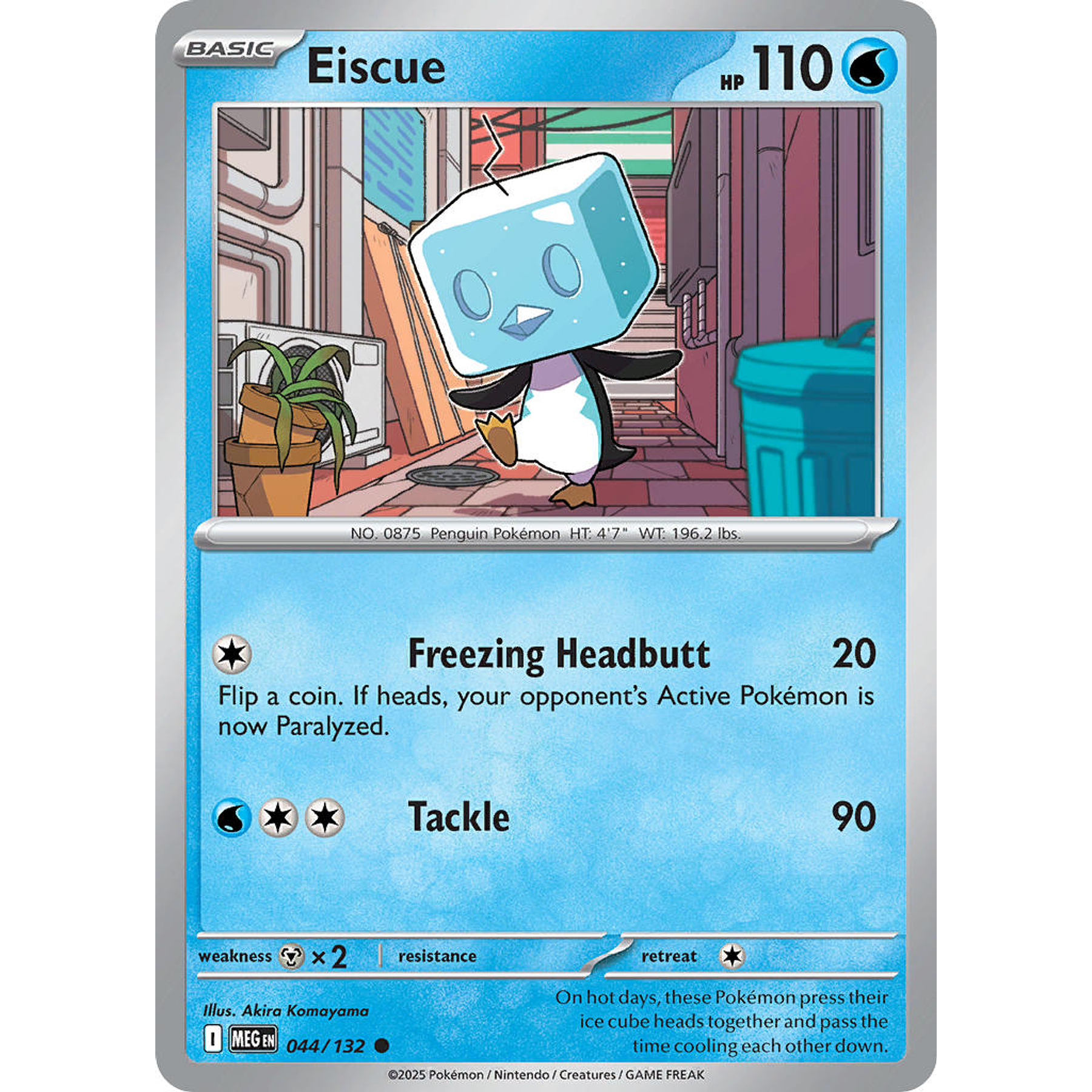 Eiscue 044/132 Common Reverse Holo Ingles