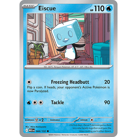 Eiscue 044/132 Common Reverse Holo Ingles