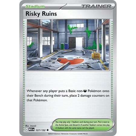 Risky Ruins 127/132 Uncommon  Ingles
