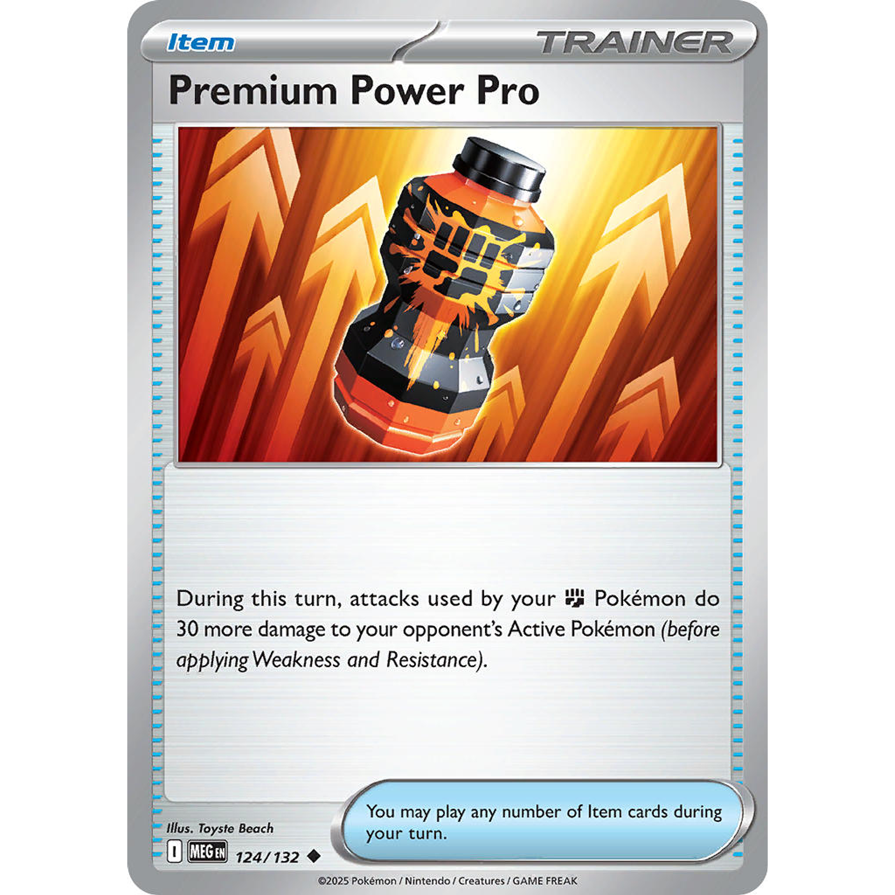 Premium Power Pro 124/132 Uncommon Reverse Holo Ingles