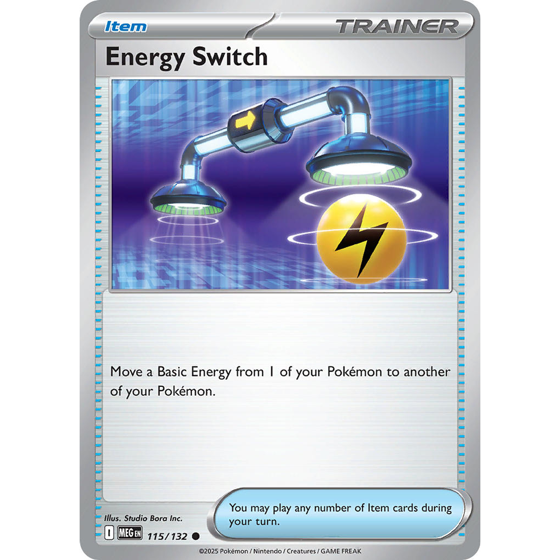 Energy Switch 115/132 Common Reverse Holo Ingles
