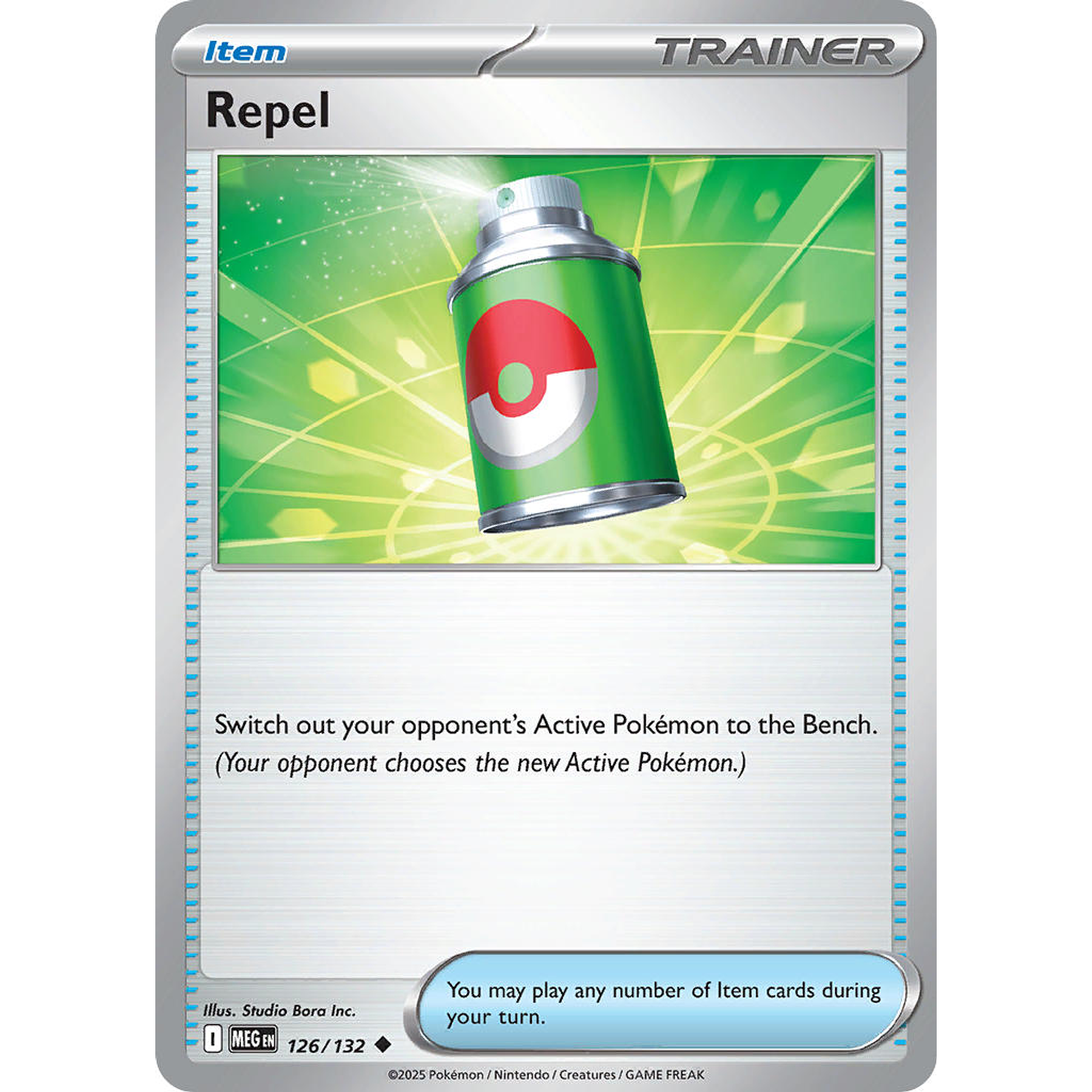 Repel 126/132 Uncommon Reverse Holo Español