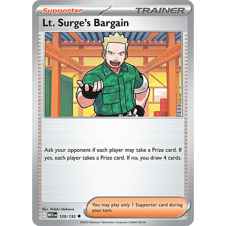 Lt. Surge's Bargain 113/132 Uncommon  Ingles